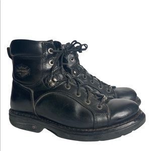 Sold- Ebay Men’s Harley Davidson Motorcycle Riding Boots Biker lace up Shoes